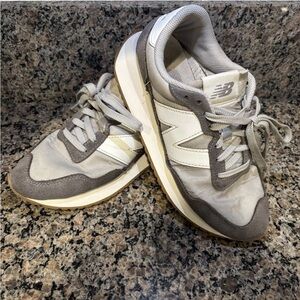 New Balance Classic Gray and White Shoes
